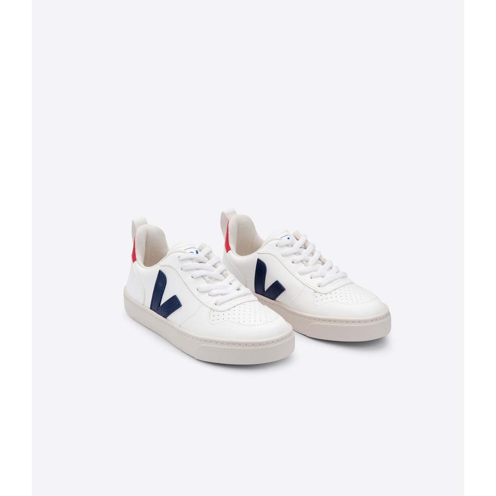 Αθλητικά Παπούτσια παιδικα Veja V-10 LACES CWL White/Navy | GR 863ILH